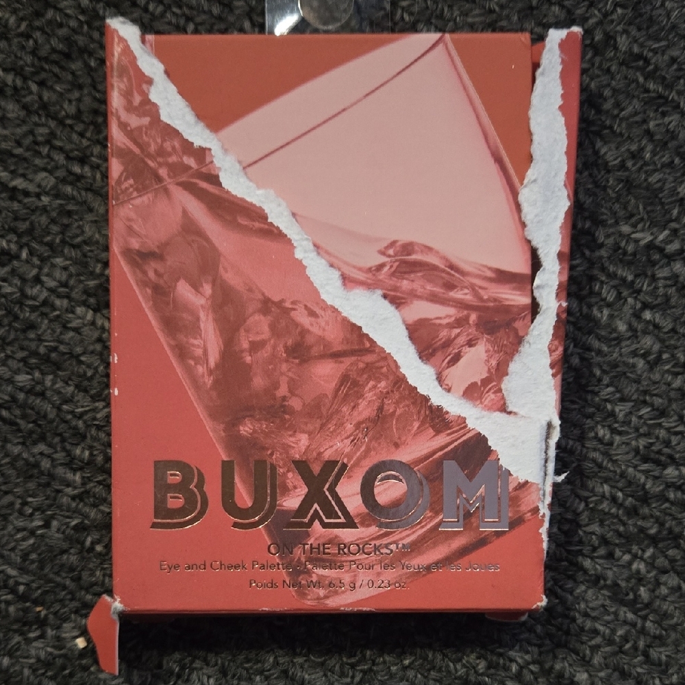 Buxom On The Rocks Palette in Red and Silver..brand New Never Used
